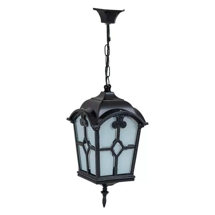 چراغ حیاطی آویز پلاستیکی کلبه لوزی( پلی کربنات اصلی 3 سال ضمانت )